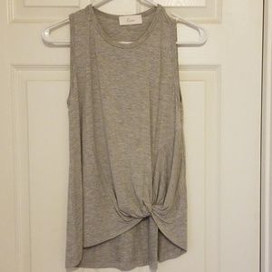 Grey braeve tank top